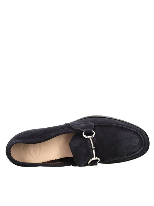 Suede moccasins GREEN GEORGE | 4093 REVERSED 106BLU